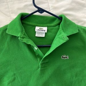 Green Lacoste Polo